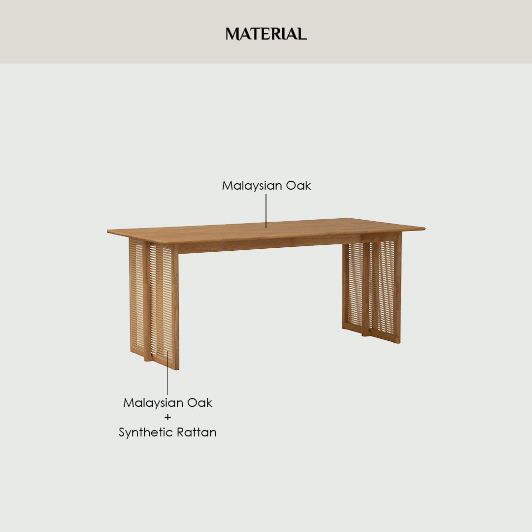 NATURA Dining Table W1.5m