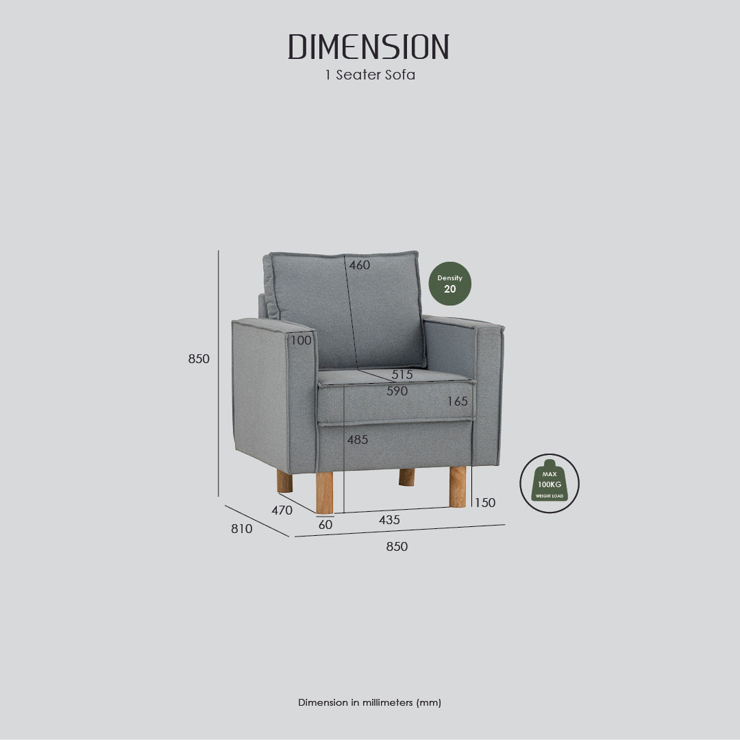 CAPI Sofa 3 Seater