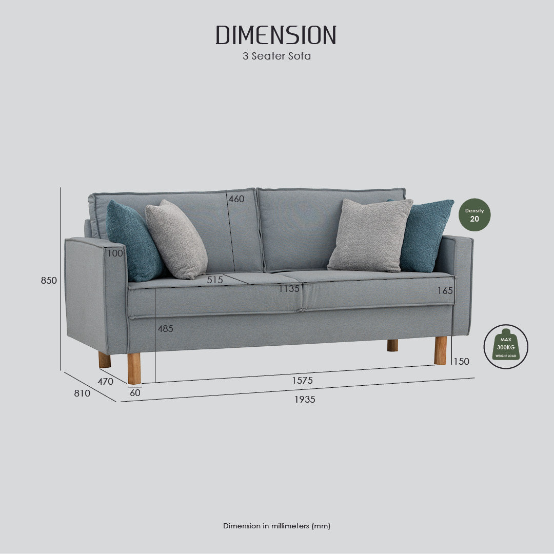 CAPI Sofa 3 Seater