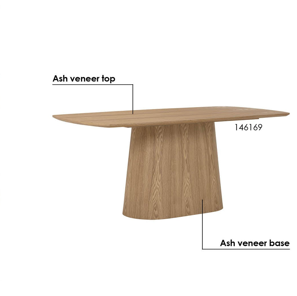 TIRUS II Dining Table Rectangular Natural