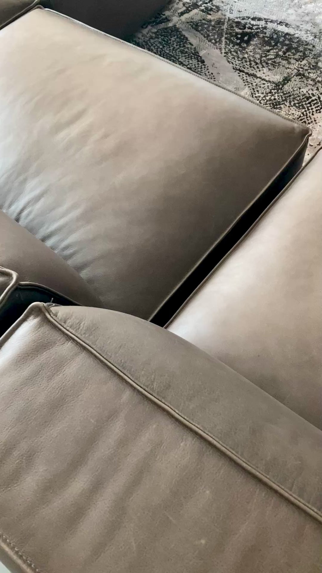 ESSIMETRI Sofa 4 Seater with Foot Stool