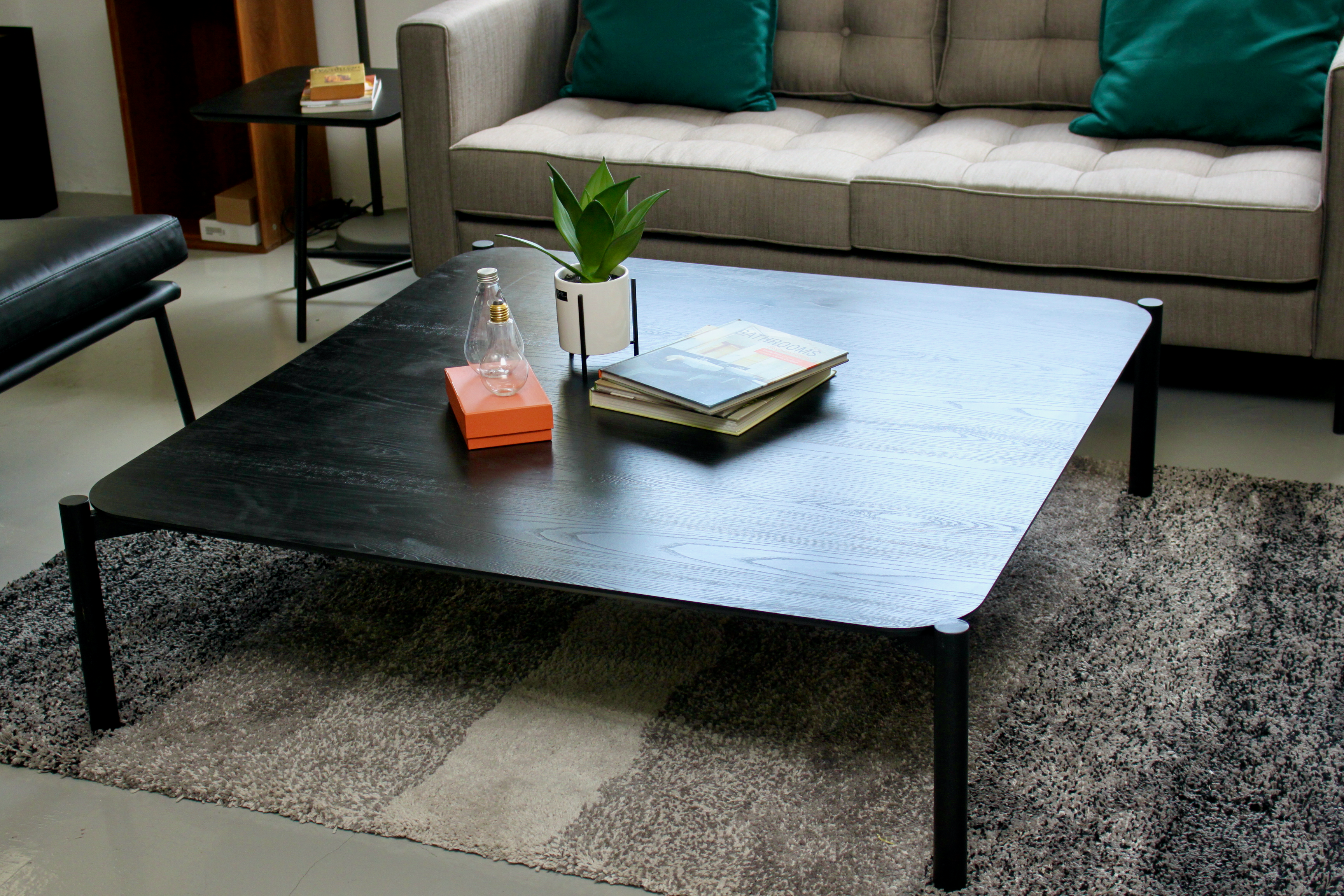 TANA Coffee Table Square V2.0 Black Top W1210 Exhibit Sales at Seremban 2 Offline Store