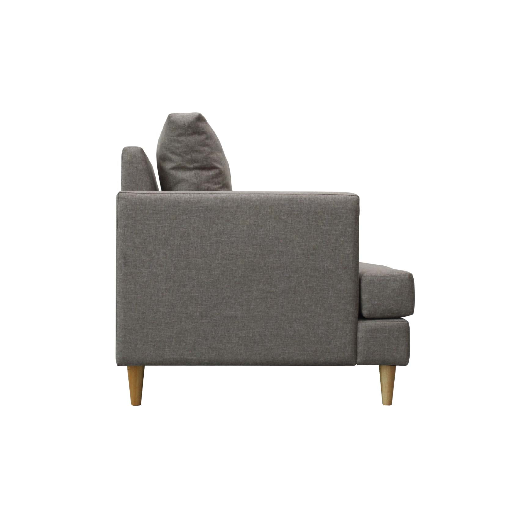 RANA Sofa 3 Seater in Grey Fabric
