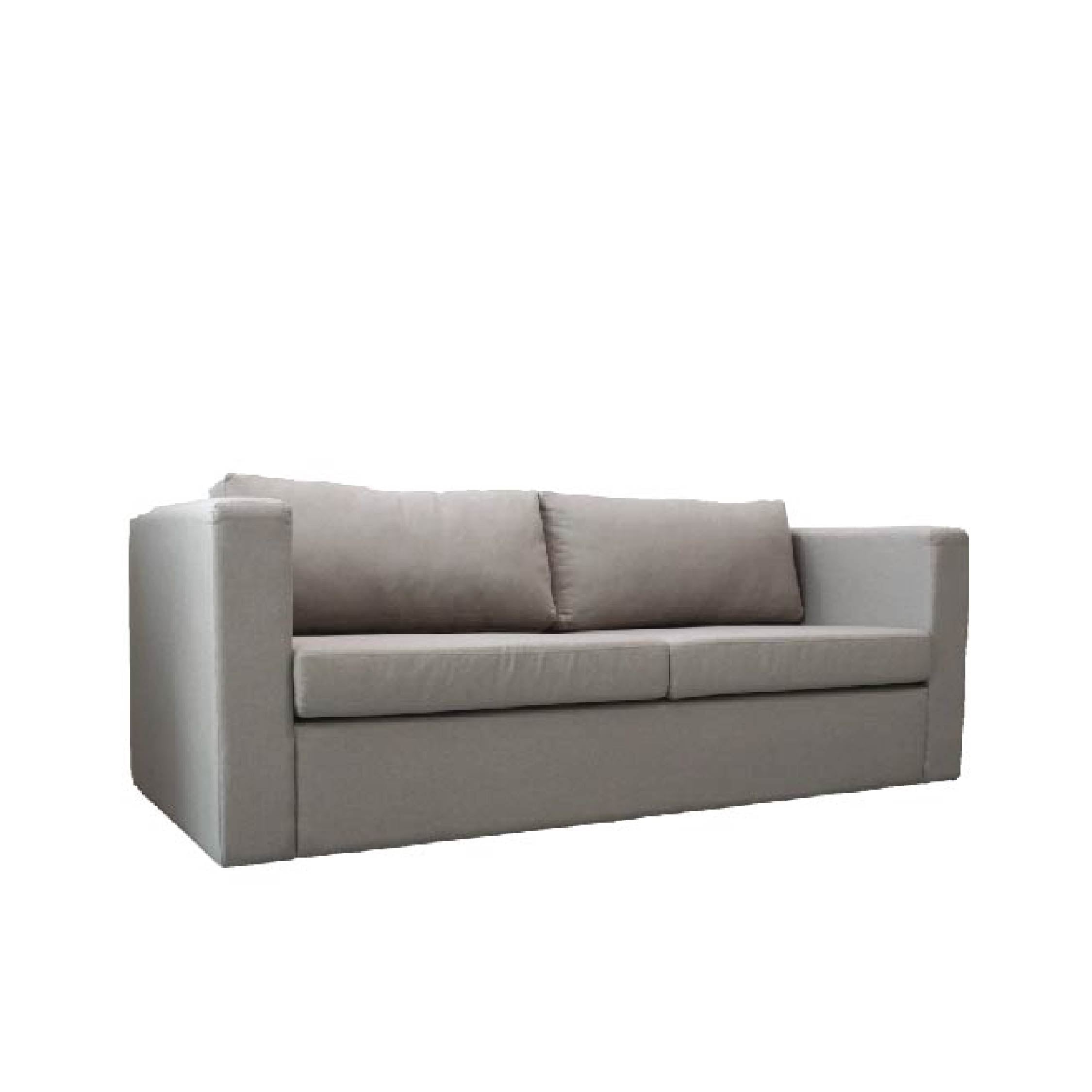MINIMO Sofa 3 Seater in Light Grey Fabric