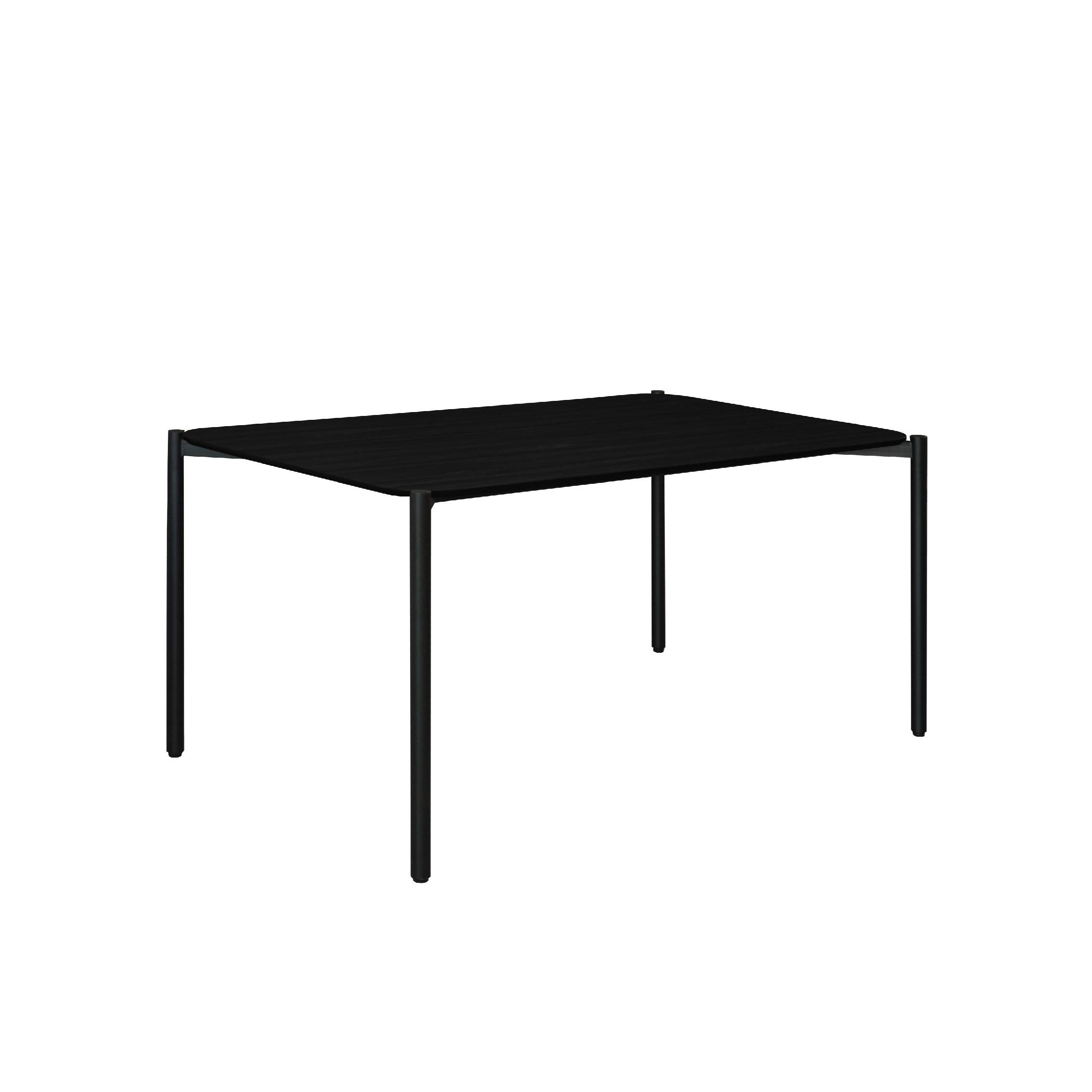 TANA Dining Table Rectangular W1500 mm Black