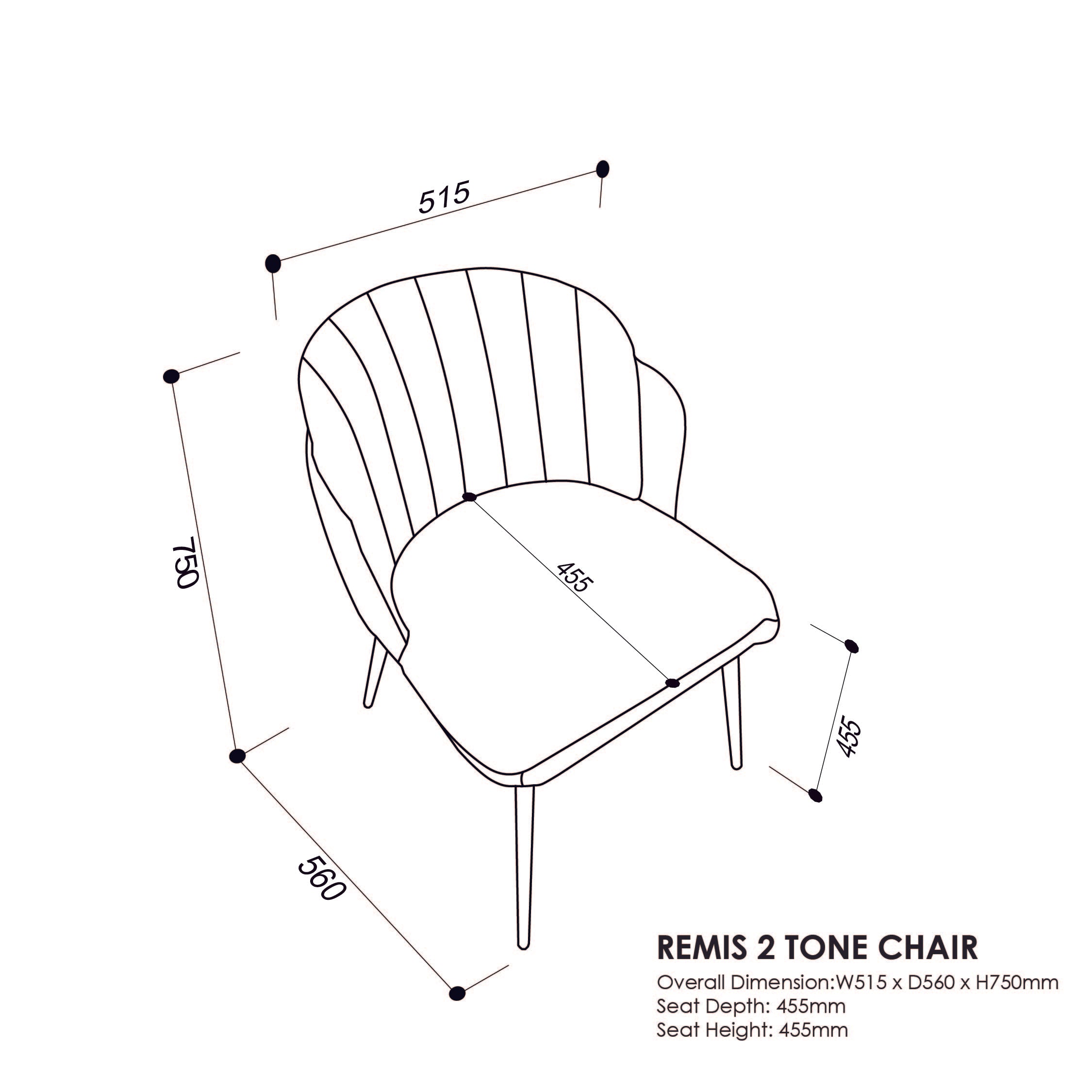 REMIS 2 Tone Chair