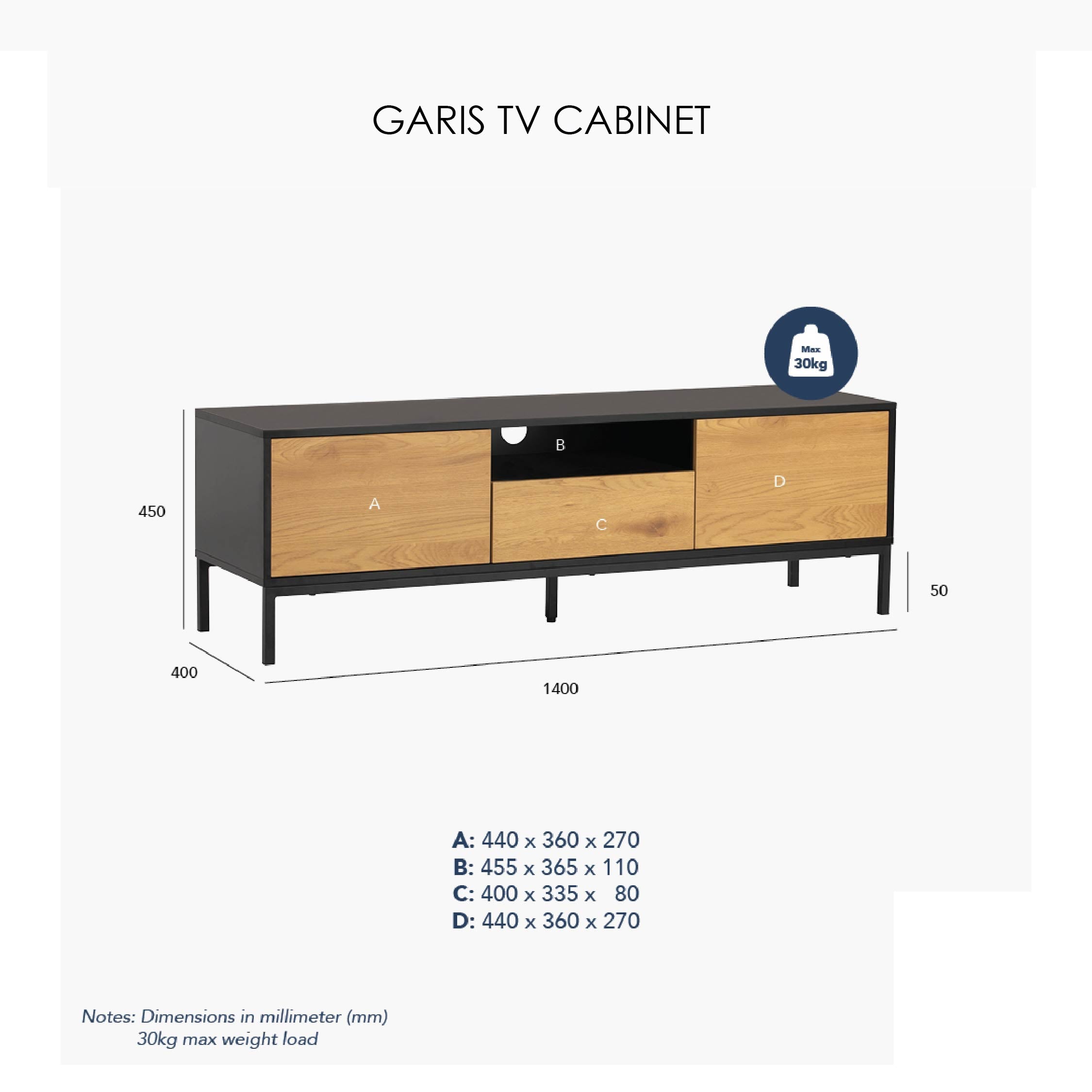 GARIS TV Cabinet