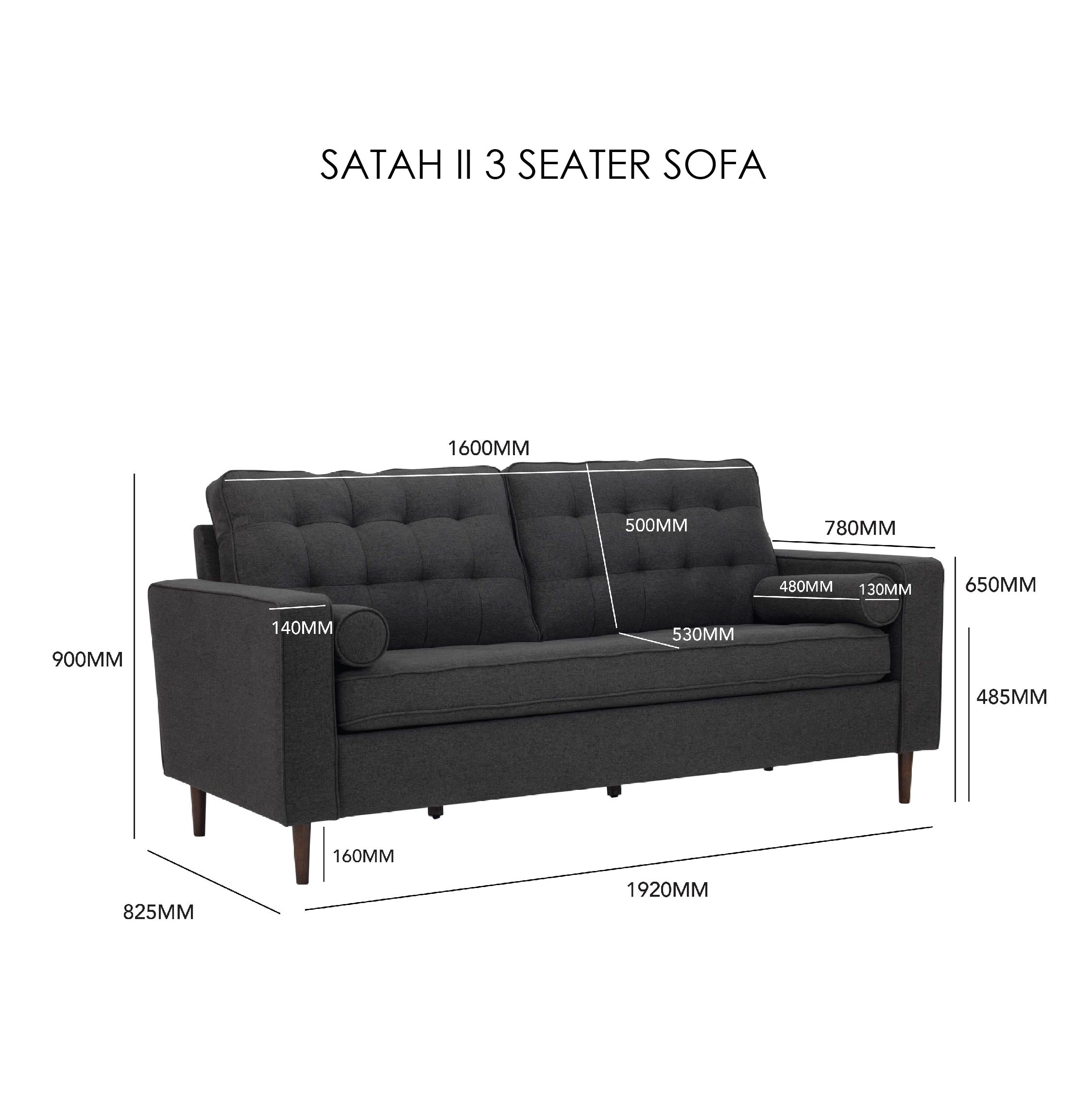 SATAH II 3 Seater Sofa