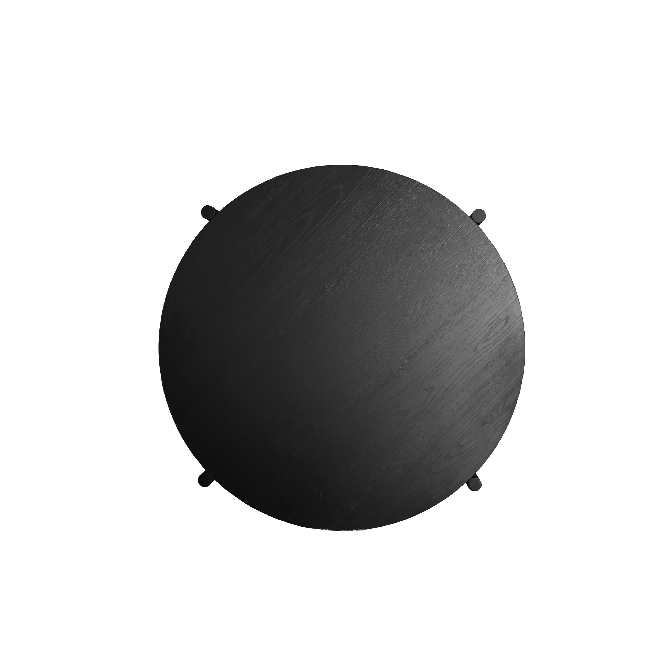 TANA Coffee Table Round V2.0 All Black top D1000mm