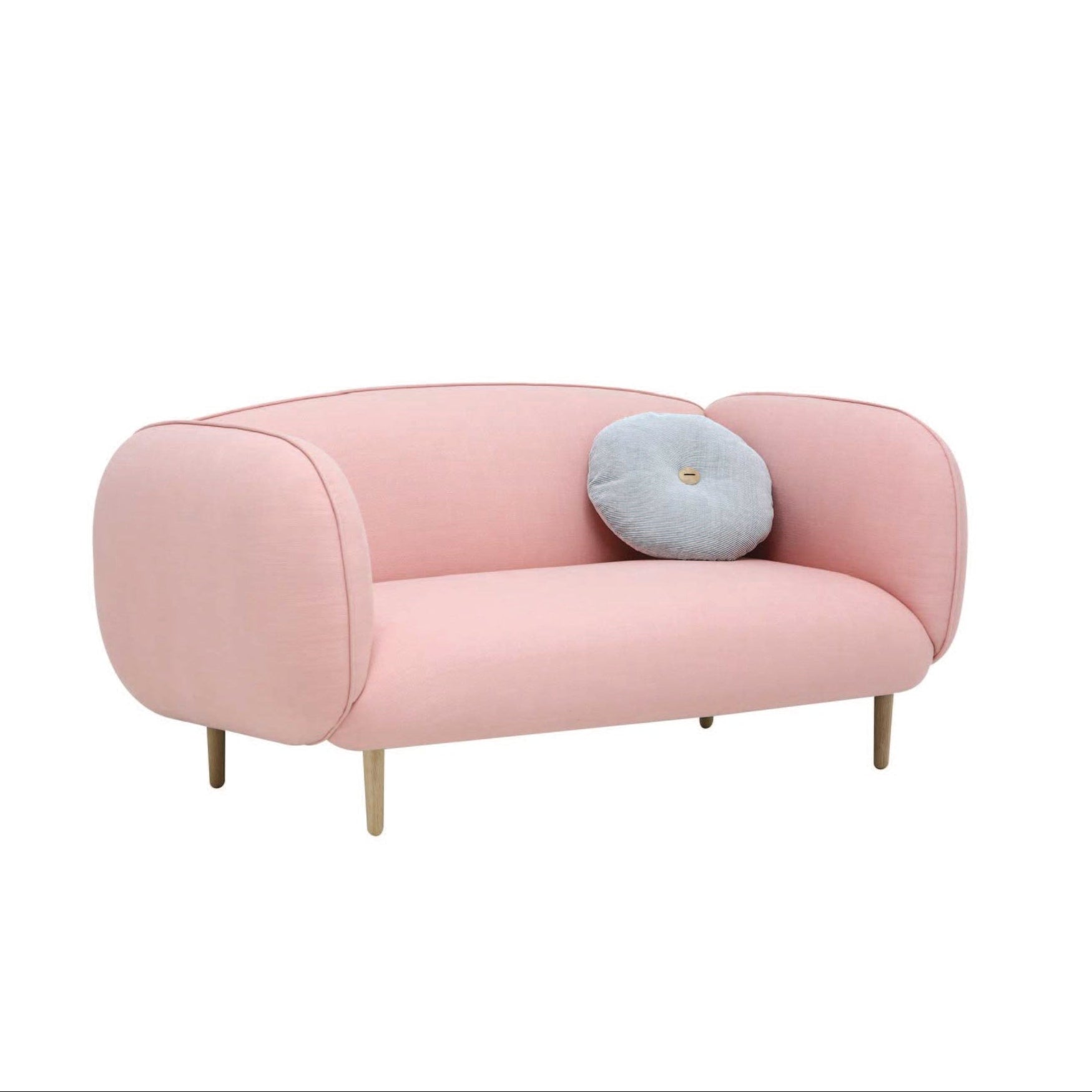 SUDUT Twin Seater Sofa in Tangerine