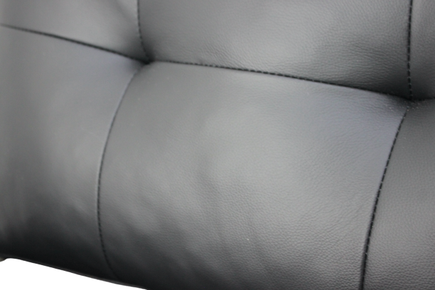 LATAR Lounge Chair in Black Leather at Seremban 2 Offline Store