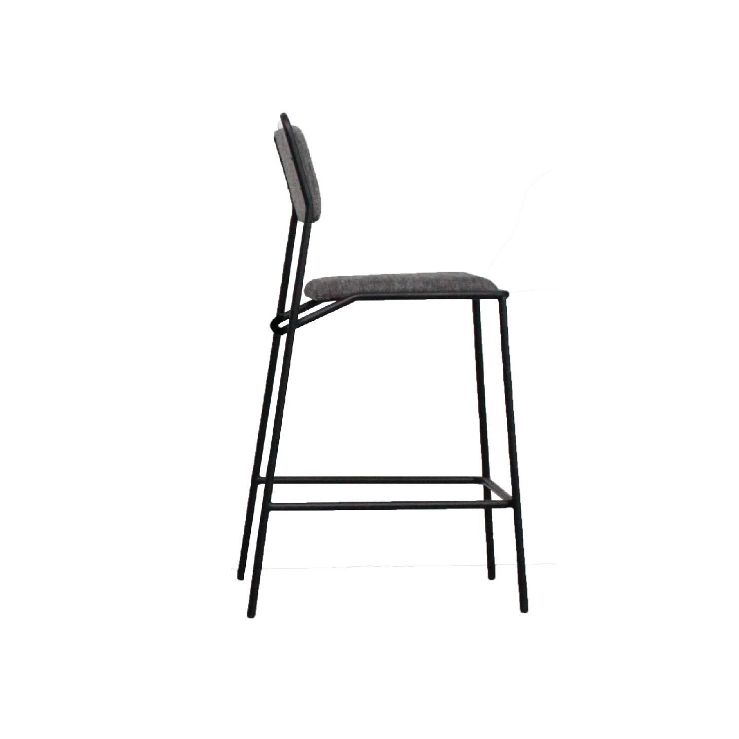 LINK_Bar_Stool_in_Black_Fabric Side View